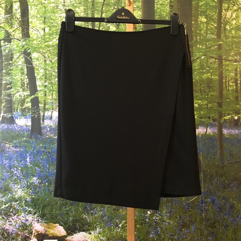 Cabi faux wrap skirt